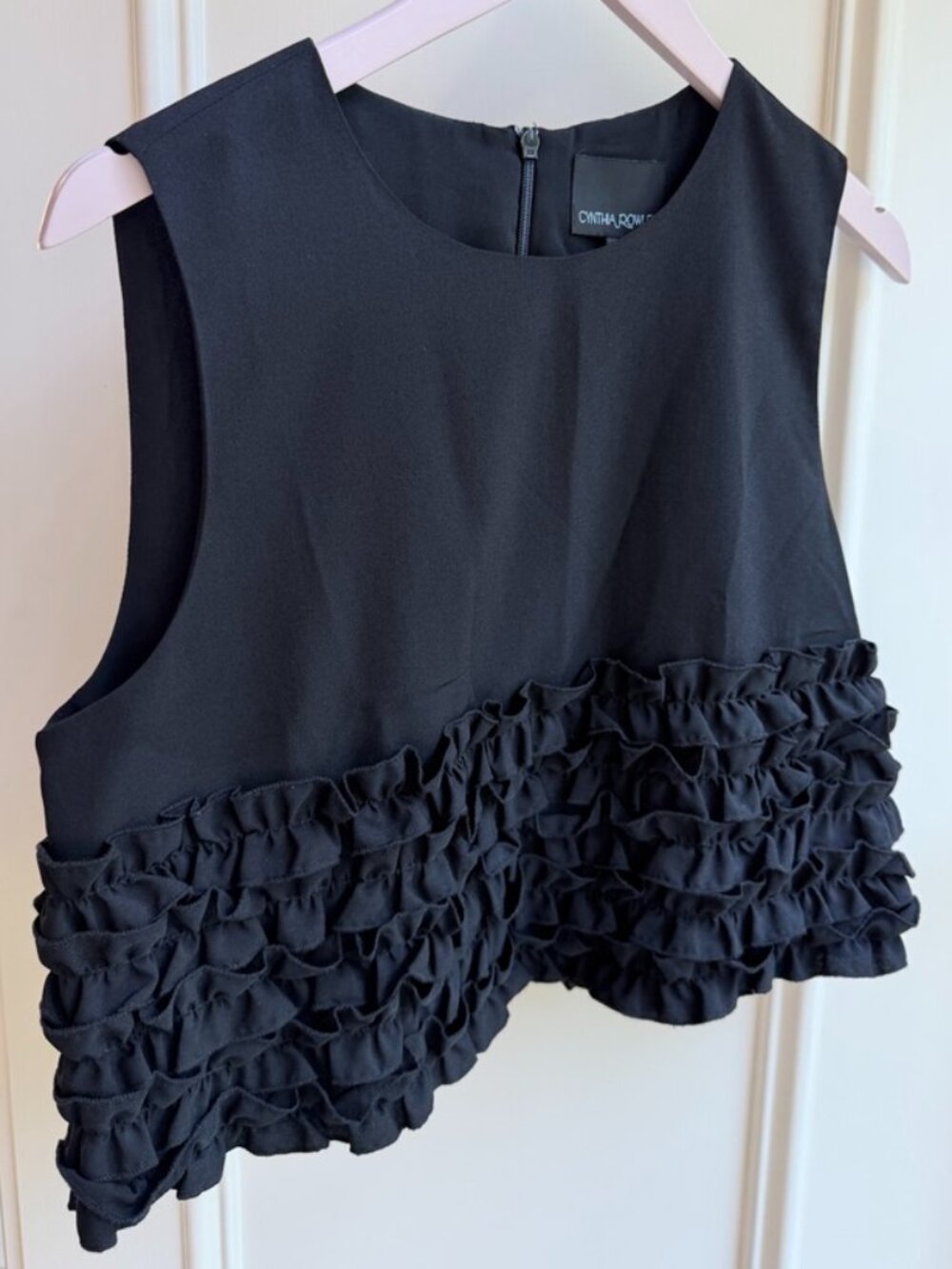 Cynthia Rowley Mini Ruffle Shell - Picture 2 of 9